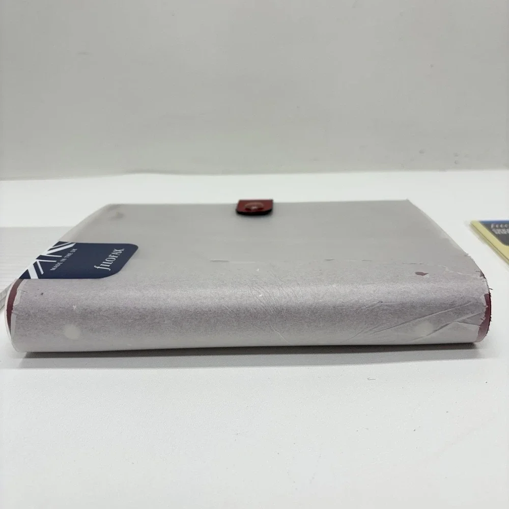 Filofax The Original A5 Leather Organiser Red Made in UK w/ Extras READ DESCRIP